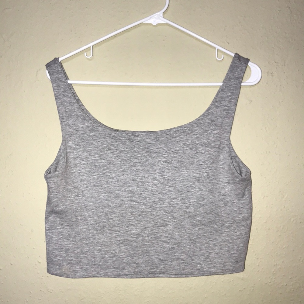 Grey Croptop